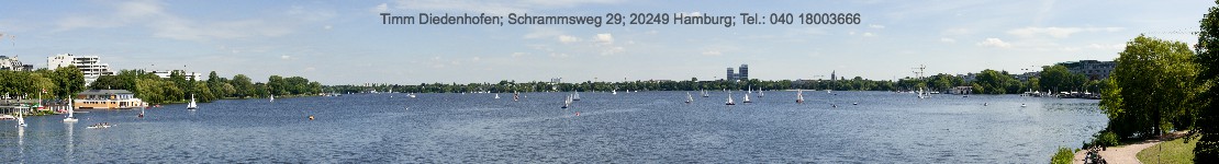 Aussenalster im Sommer